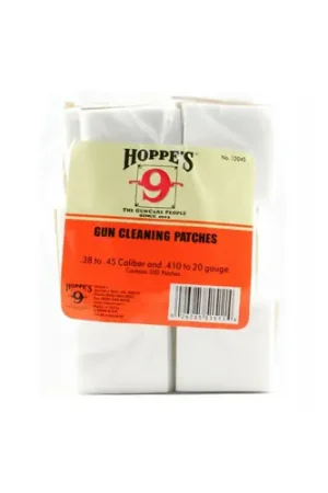 Factory Direct | HOPPE'S Patch .38 - .45 Caliber 500pk