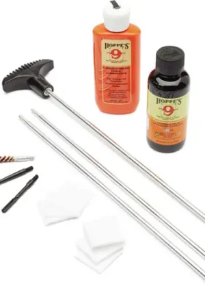 Buy Direct - HOPPE'S Cleaning Kit .22 - .225 Caliber w/ Alum Rod E/F
