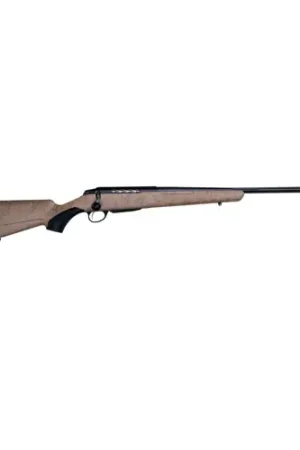 TIKKA T3x Lite Roughtech 6.5 Creedmoor 24.3" 3rd Bolt Rifle w/ Threaded Barrel - Tan / Black Webbing | Ending Soon