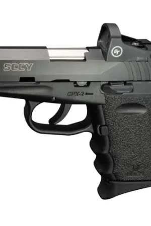 Best-Selling | SCCY INDUSTRIES CPX-2 9mm 3.1" 10rd Pistol w/ Crimson Trace CTS-1500 Red Dot - Black