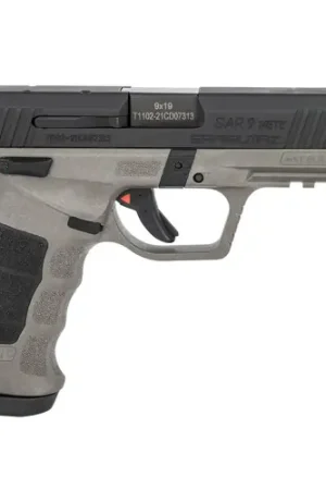 Deal | SAR USA SAR9 9mm 4.4" 18rd Pistol - Platinum / Black