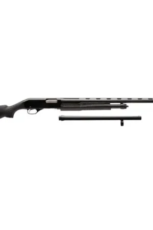 STEVENS 320 Field / Security Combo 12 Gauge 28" / 18.5" 5rd Pump Shotgun - Black | This Week Only