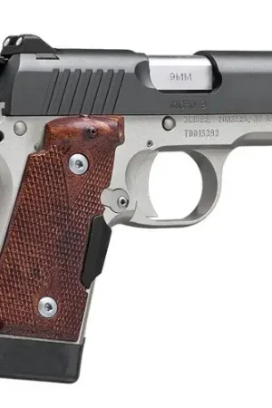 Factory Direct | KIMBER MICRO 9 1911 9mm 3.2" 7rd Pistol w/ Crimson Trace Laser Grips - Two-Tone / Rosewood