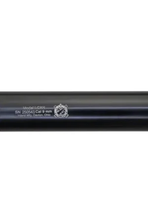 INLAND I-CAN 9mm 6" Aluminum Black Suppressor 1/2x28 | Low Stock