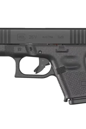 Factory Direct | GLOCK QP Only G26 V 9mm 3.43" 10rd w/ Factory Sights - Black