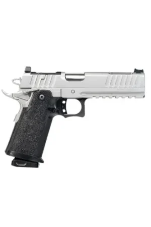 BUL ARMORY SAS II TAC Pro 9mm 5" 20rd LTS w/ V8 Porting - Silver - Buy Now
