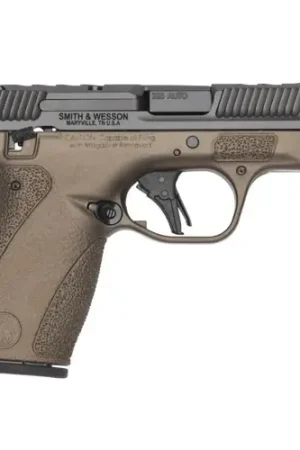 Best Seller | SMITH & WESSON Bodyguard 2.0 CC 380 ACP 3.1" 10rd/12rd w/ Thumb Safety - Bronze & Black