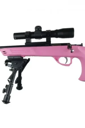 Shop Now - KEYSTONE Crickett Pkg-22LR Pink Pkg-Mnt,Scp,Bipod, Case Blu