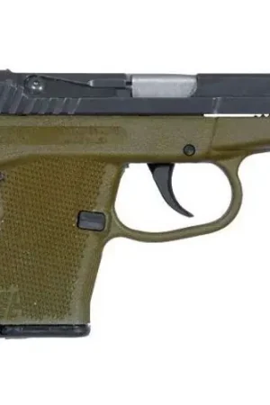 Exclusive Offer | KELTEC P-32 32 ACP 2.7" 7rd Blued/Green Poly Grips