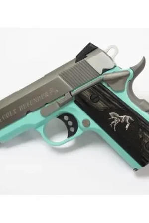 Bargain | COLT Defender 9mm 3" Stainless 7rd Robin's Egg Blue
