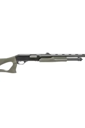 Quick Shipping | STEVENS 320 Turkey 20 Gauge 3" 22" 5rd Pump Shotgun - OD Green Thumbhole Stock