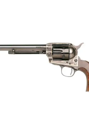 Price Drop | TAYLORS AND COMPANY 1873 Cattleman 45LC 7.5" 6rd Revolver - Case Hardened / Walnut