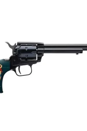 HERITAGE MANUFACTURING Rough Rider 22LR 6.5" 6rd Revolver - Blued / Farmers Daughter Pink-Up - Newly Added