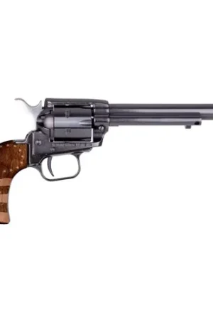 Premium - HERITAGE MANUFACTURING Rough Rider 22LR 6.5" 6rd Revolver - Blued / Betsy Ross Flag Engraving