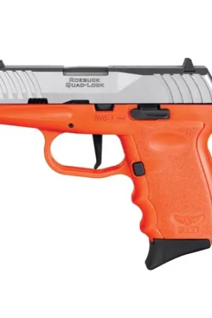 Ends Today - SCCY INDUSTRIES DVG1 9mm 3.1" 10rd Pistol - Orange / Stainless