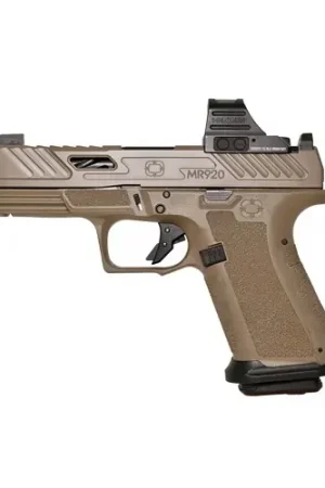Free Returns - SHADOW SYSTEMS MR920 Elite 9mm 4.5" 10rd Pistol w/ Night Sights & Holosun 507C Red Dot | FDE