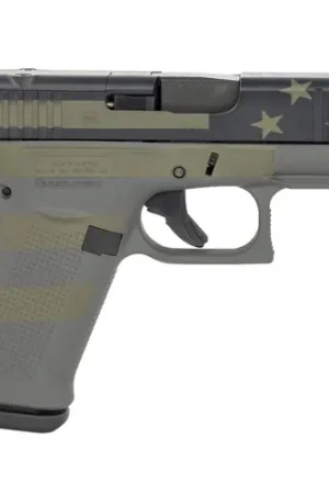 Best Seller - GLOCK G43X MOS 9mm 3.41" 10rd Optic Ready Pistol - Operator Flag
