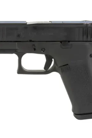 Affordable | GLOCK G43X MOS 9mm 3.41" 10rd Optic Ready Pistol w/ IWB Holster | Thin Blue Line Cerakote