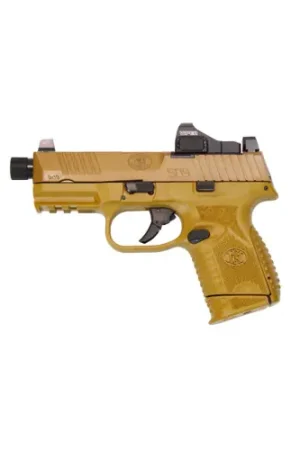 Discount | FN AMERICA 509 Tactical 9mm 4.32" 10rd Pistol w/ Threaded Barrel & Vortex Viper Red Dot | FDE