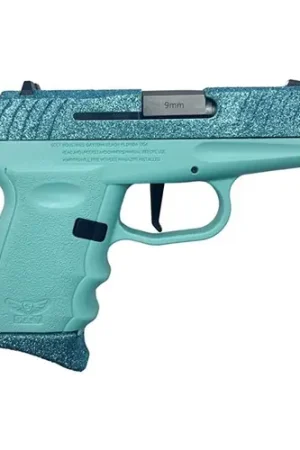 Price Cut - SCCY INDUSTRIES DVG-1 9mm 3.1" 10+1 Pistol | Crystal Blue Slide + SCCY Blue Frame