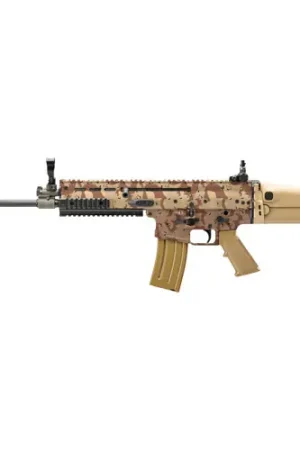 Clearance Price - FN AMERICA SCAR 16S 5.56 NATO 16.2" 30rd - Chocolate Chip Desert Camo
