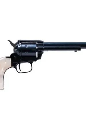 Don't Miss Out - HERITAGE MANUFACTURING Rough Rider 22 LR / 22 WMR 6.5" 6rd Revolver - Black | Pearl Grips