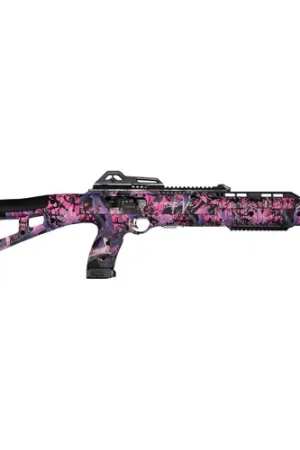 Top-Selling - HI-POINT 45TS Carbine 45ACP 17.5" 9rd Semi-Auto Rifle - Black / Muddy Girl Camo