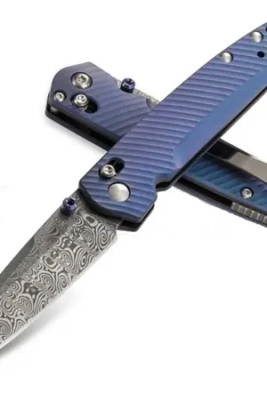 On Sale | BENCHMADE Valet 2.96" Plain Drop Point Damasteel Blade