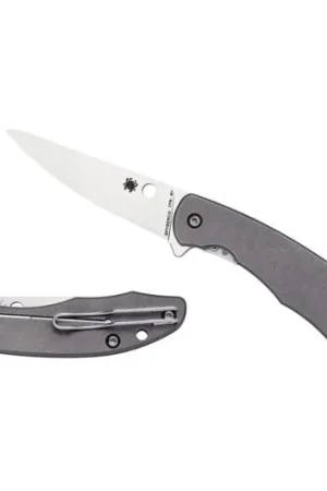 Today Only - SPYDERCO Mantra 2 Titanium CPM M4 Plain Edge