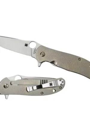 Act Fast | SPYDERCO Advocate Titanium CPM M4 Plain Edge