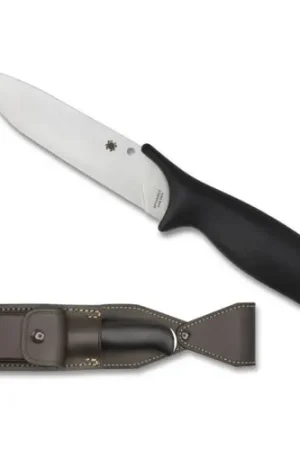 SPYDERCO Zoomer G-10 Black CPM20CV Plain Edge - Best-Selling