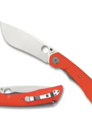 Customer Favorite - SPYDERCO Subvert G-10 Orange Plain Edge