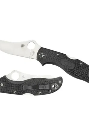 SPYDERCO Stretch 2 Lightweight Black Plain Edge - Super Sale