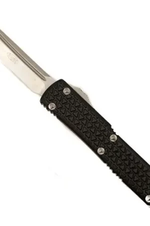 MICROTECH KNIVES 123-10 Ultratech T/E OTF Auto Knife, Stonewash Bla | Brand New