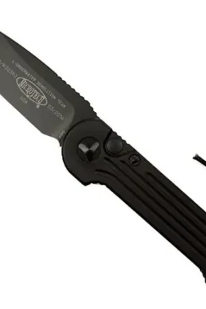 Clearance | MICROTECH KNIVES 135-1T Tactical LUDT Auto Knife Black Blade