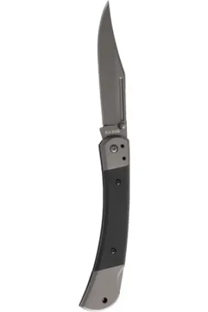 Must-Have | KA-BAR Folding Hunter Gray Pocket Clip, Straight Edge