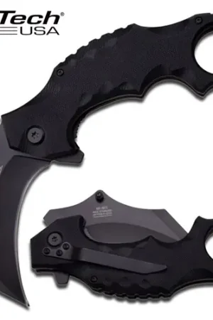 Available to Order - MTECH USA Xtreme 2.5" Black G10 Spring Assisted
