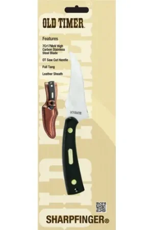 Great Value | OLD TIMER Sharpfinger 7.25" w/Leather