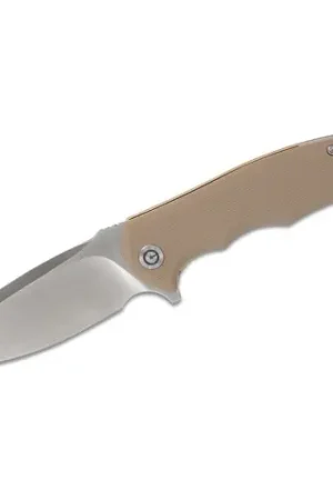 CIVIVI Praxis Tan G10 Handle Golden S/S Liner Satin | Big Sale