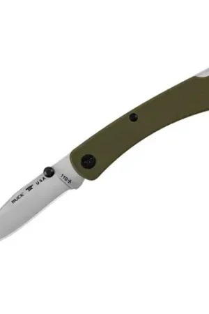 BUCK KNIVES 110 Slim Pro TRX O.D. Green - Ends Today