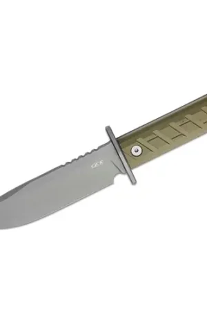Special Discount | ZERO TOLERANCE Fixed Blade Knife 6" Clip Point Blade | OD Green G10 Handles w/ Kydex Sheath