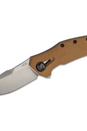 ZERO TOLERANCE KVT Flipper Knife 3.75" Drop Point Blade | Coyote Tan G10 Grips | This Week Only