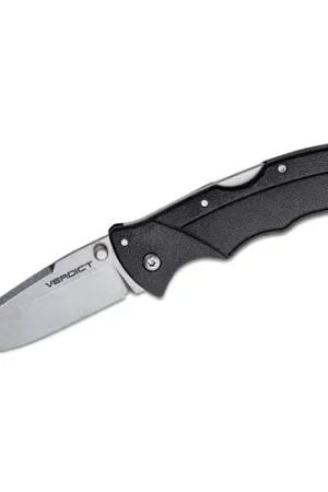 COLD STEEL Verdict Folding Knife 3" Spear Point Blade | Black GFN Handles - Limited Stock