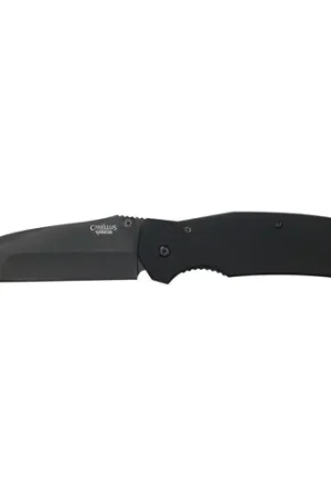 Secure Payment | CAMILLUS KNIVES Tanto Plain Edge Black G-10 3.5" VG10 Liner Lock