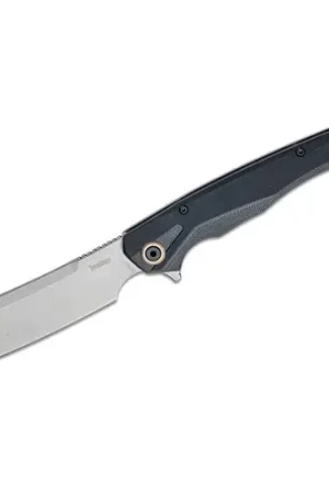 Available Now - KERSHAW Strata KVT Flipper Knife 4" Cleaver Blade w/ Black G10 Handles