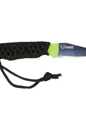HME Skeleton 4.5" Gut Hook Blk/Grn Cord Wrap Micarta | Reliable Choice