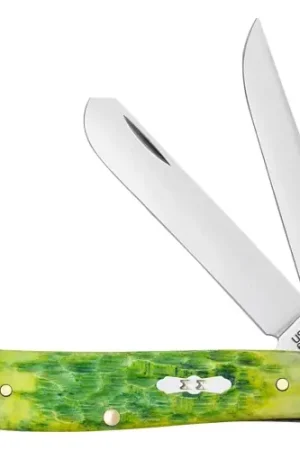 Act Fast - CASE KNIVES Mini Trapper - Green Apple Bone