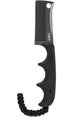 Top Quality | CRKT Minimalist Cleaver Fixed Blade Outdoor Survival Knife - Black
