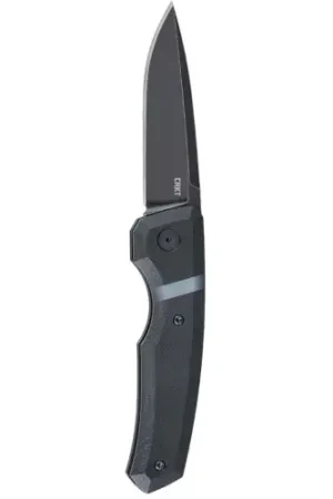 Special Discount | CRKT Michaca Automatic Automatic EDC Pocket Knife - Black w/ G10 Handle