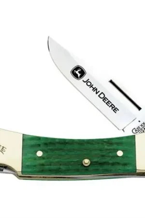 Best Seller | CASE KNIVES John Deere Corn Cob Jig Bright Grn Bone Hammerhead